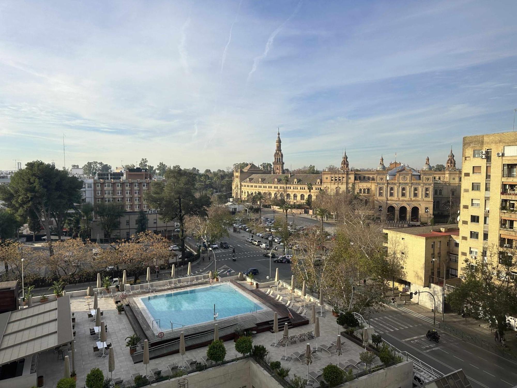 Estupendo Apartamento Junto A Plaza De Espana เซบีญา ภายนอก รูปภาพ